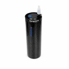 MangoRace 850ml gloss carbon fiber water bottle - side view