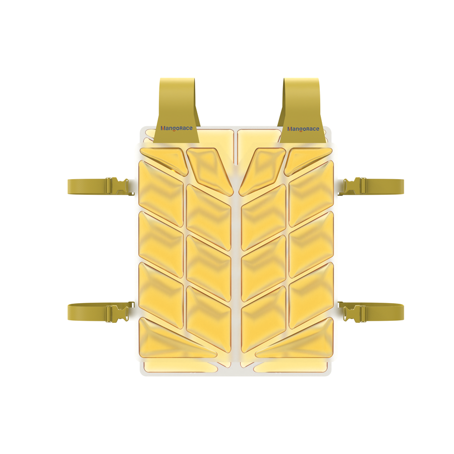 MangoRace Yellow PCM Cooling Vest - product view 1