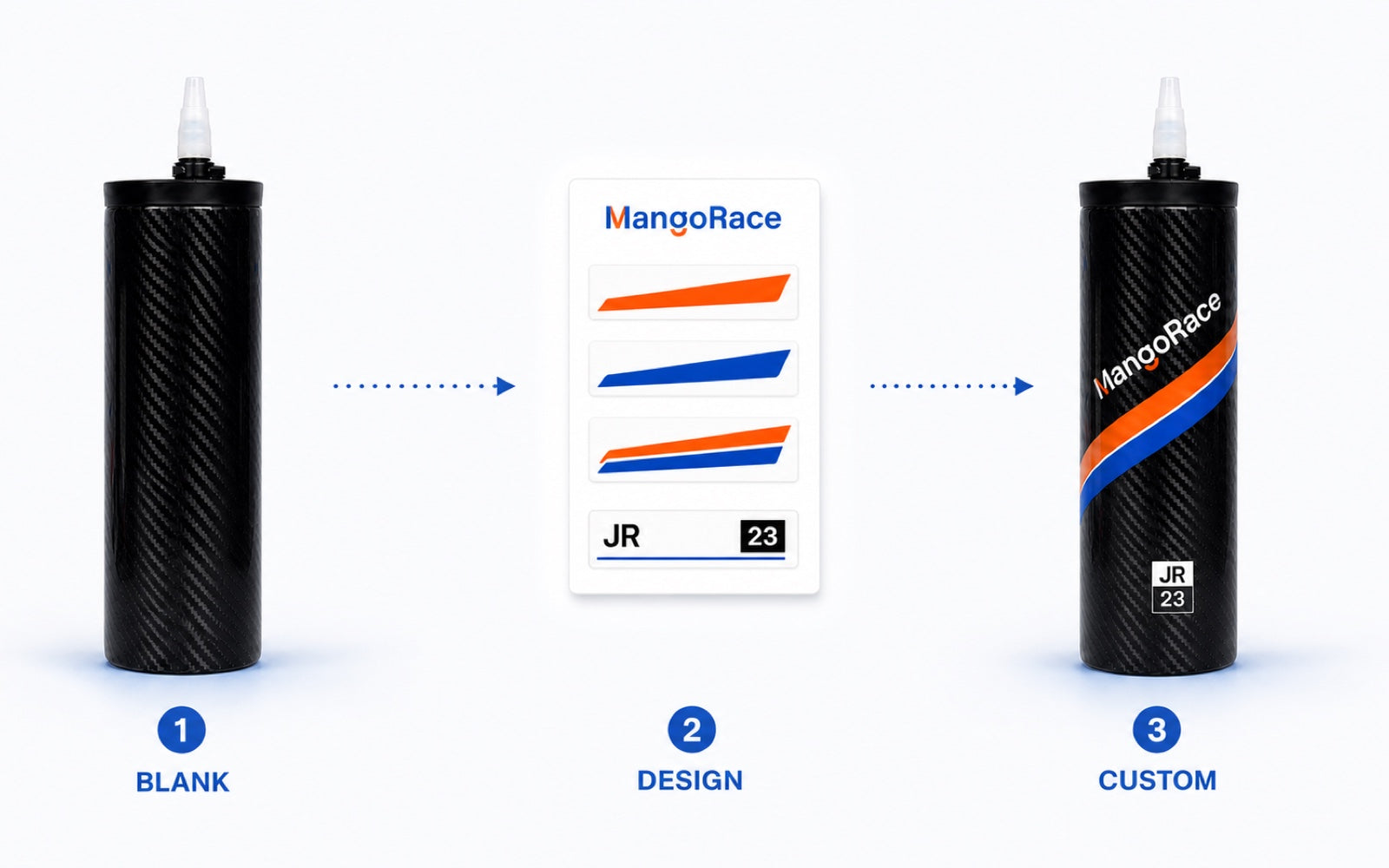 3D custom bottle preview