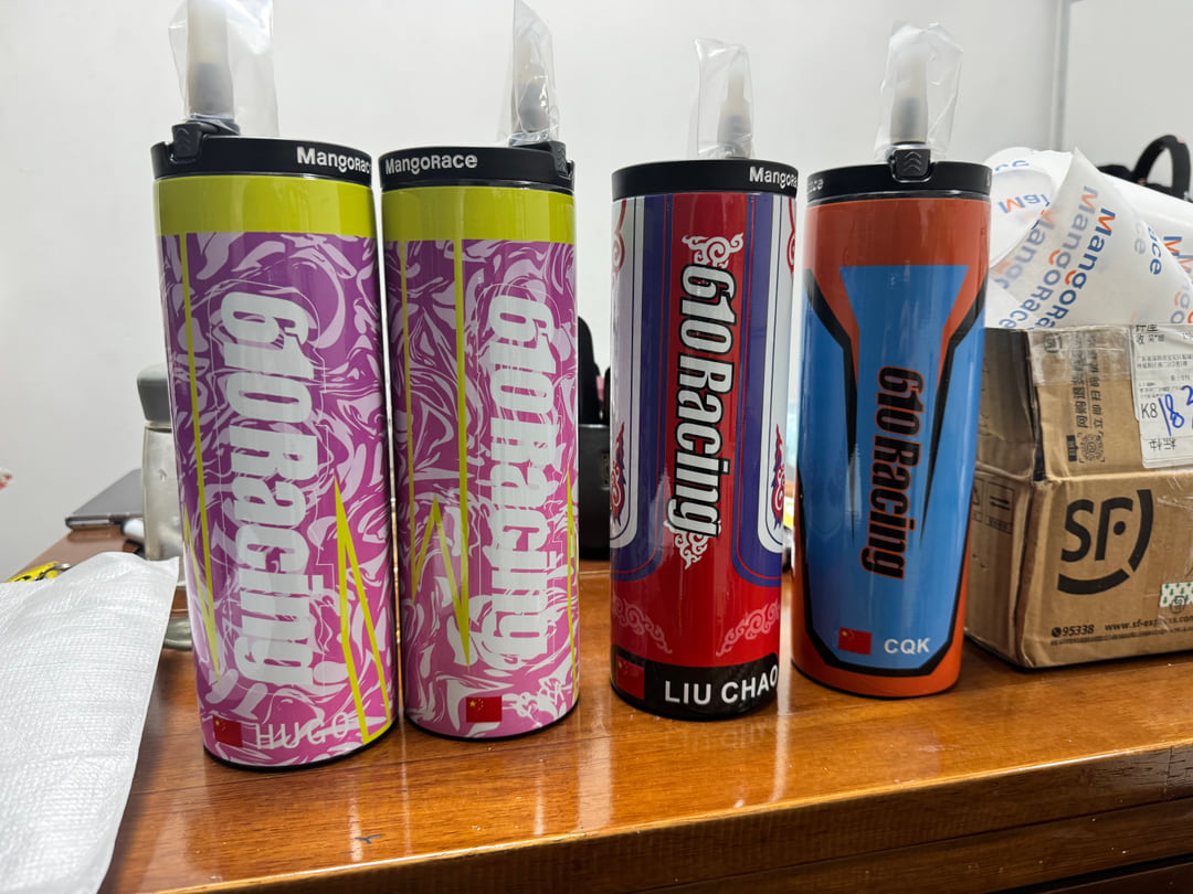 MangoRace custom bottle team collection